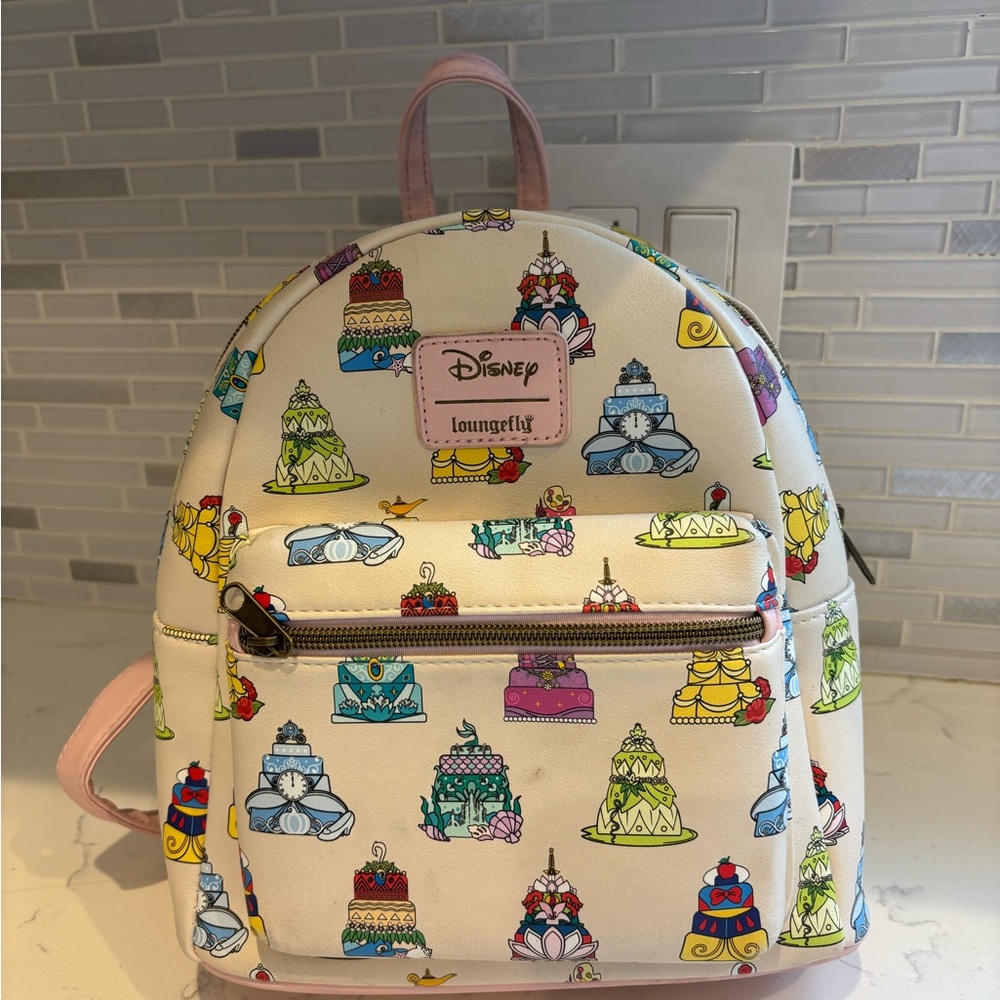 Loungefly Disney Princess Wedding Cake backpack